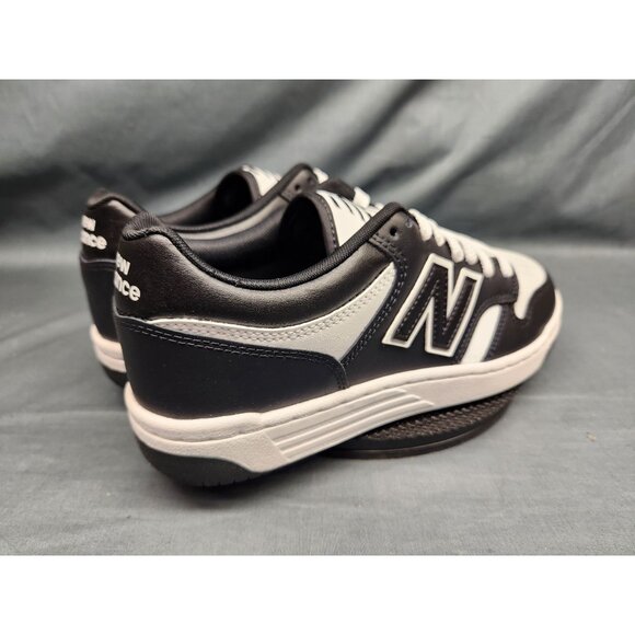 New Balance Boys 480 Sneakers GSB480BW Leather Black White Size 5.5 NEW NO BOX! - Picture 8 of 11